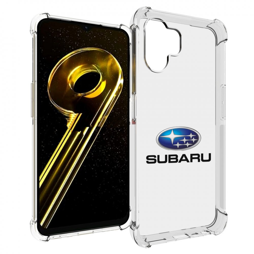 

Чехол бампер MyPads subaru-4 мужской для Realme 10 5G противоуда..., Прозрачный, Tocco