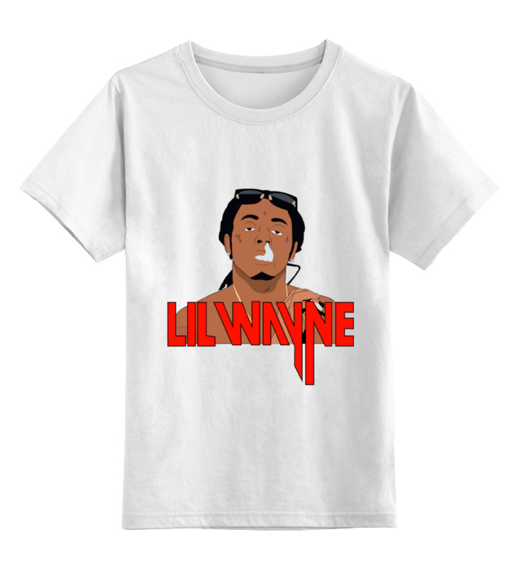 

Футболка детская Printio Lil wayne цв. белый р. 128, Lil wayne