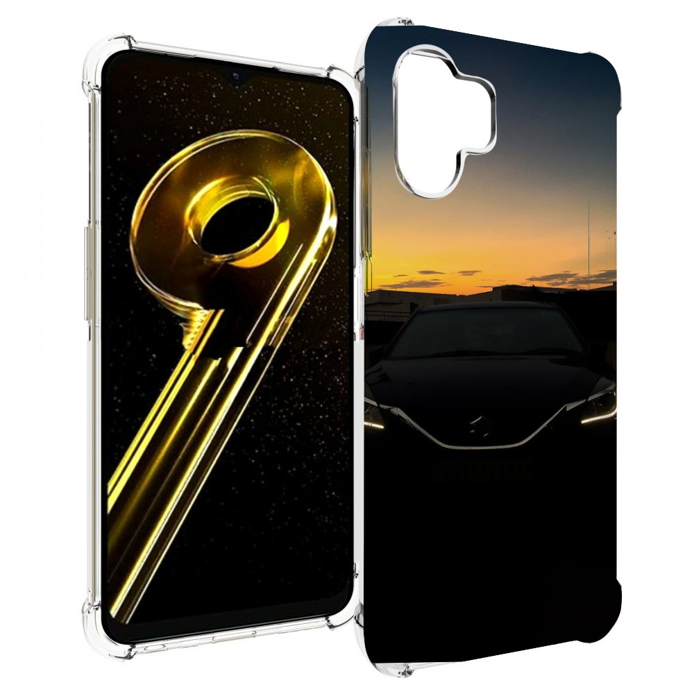 

Чехол бампер MyPads suzuki 2 сузуки мужской для Realme 10 5G про..., Прозрачный, Tocco