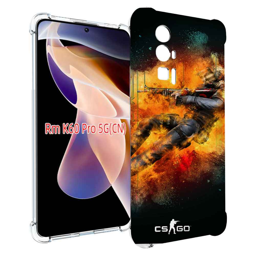 

Чехол MyPads CS-go Контр-террорист для Xiaomi Redmi K60 Pro, Прозрачный, Tocco