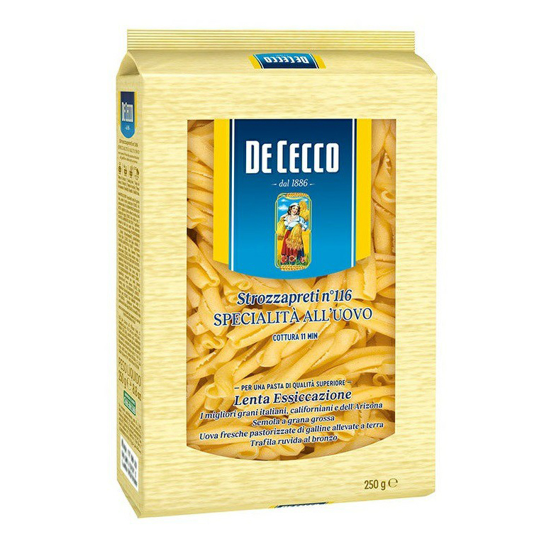 

Макаронные изделия De Cecco Strozzapreti № 116 яичные 250 г