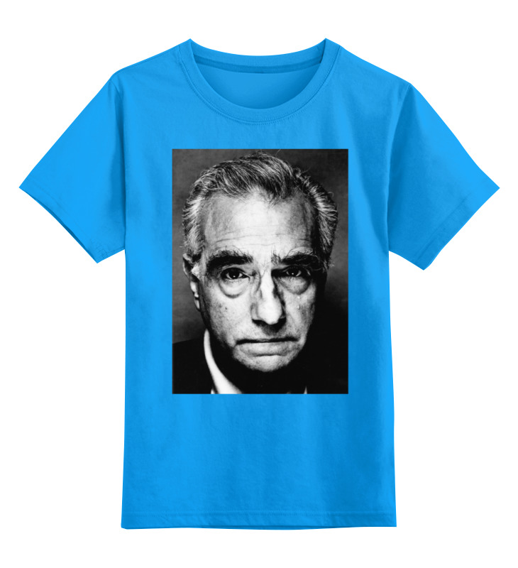 

Футболка детская Printio Martin цв. голубой р. 128, Martin