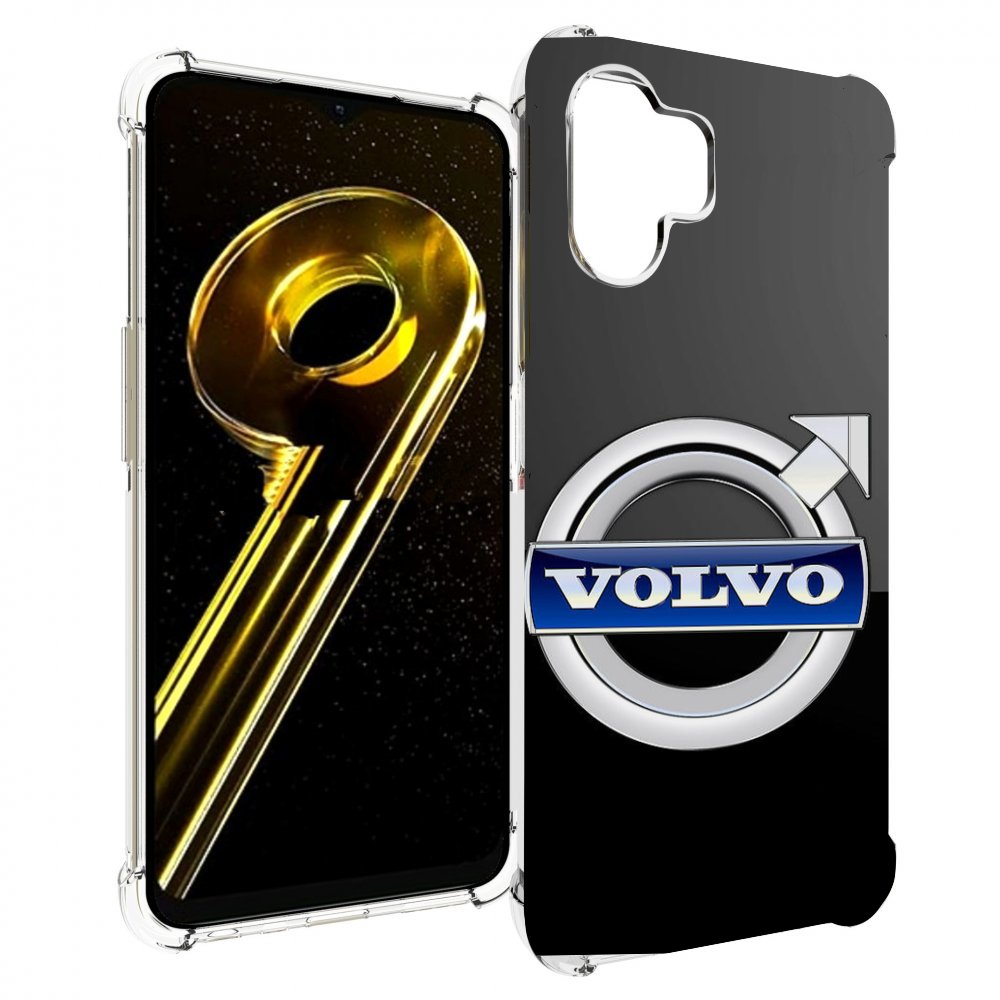 

Чехол бампер MyPads volco вольво 2 мужской для Realme 10 5G прот..., Прозрачный, Tocco
