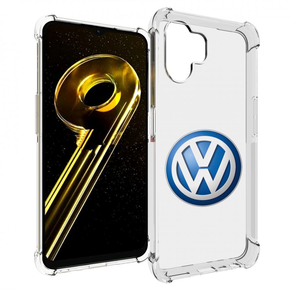 

Чехол бампер MyPads volkswagen мужской для Realme 10 5G противоу..., Прозрачный, Tocco