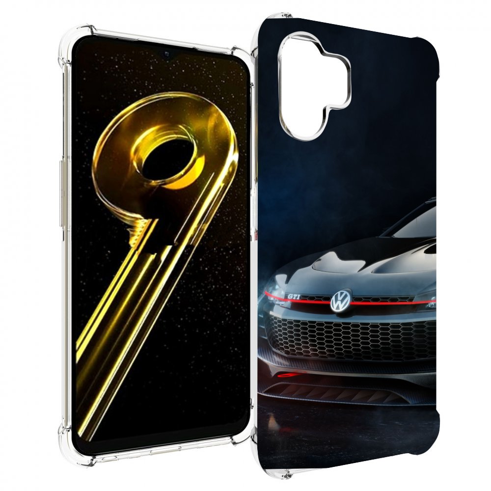 

Чехол бампер MyPads volkswagen фольскваген 2 мужской для Realme ..., Прозрачный, Tocco
