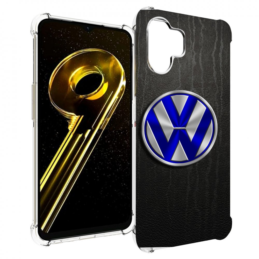 

Чехол бампер MyPads volkwagen-фольксваген-3 для Realme 10 5G про..., Прозрачный, Tocco