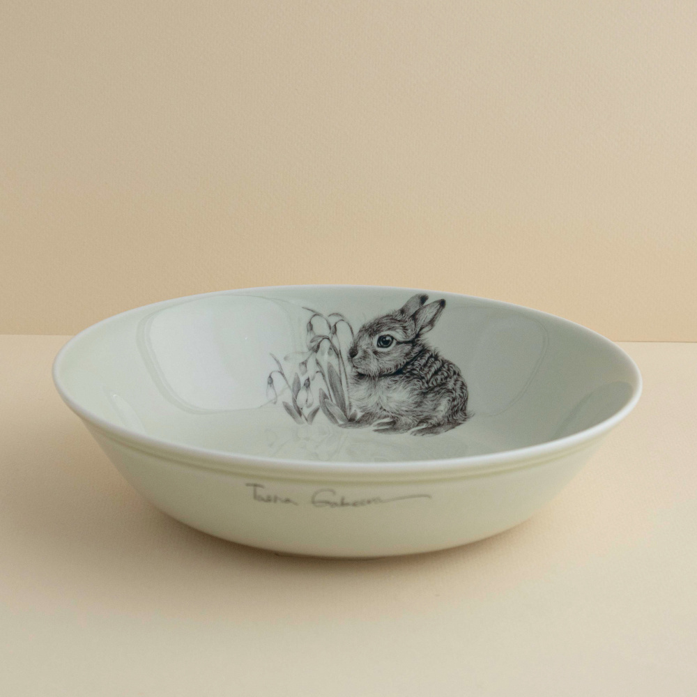 

Пиала 600 мл "Зайчонок с подснежниками" Счастье в мелочах, Пиала 600 мл "Зайчонок с подснежниками"