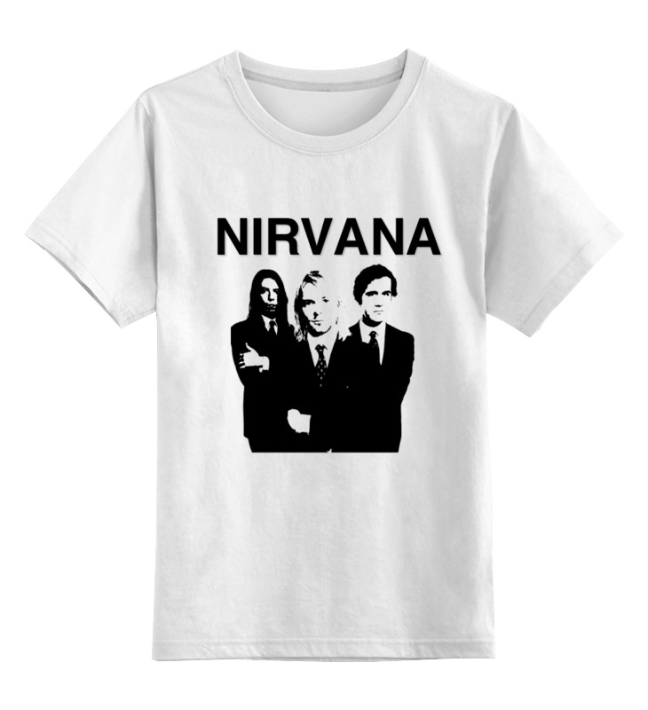

Футболка детская Printio Nirvana цв. белый р. 128, Nirvana