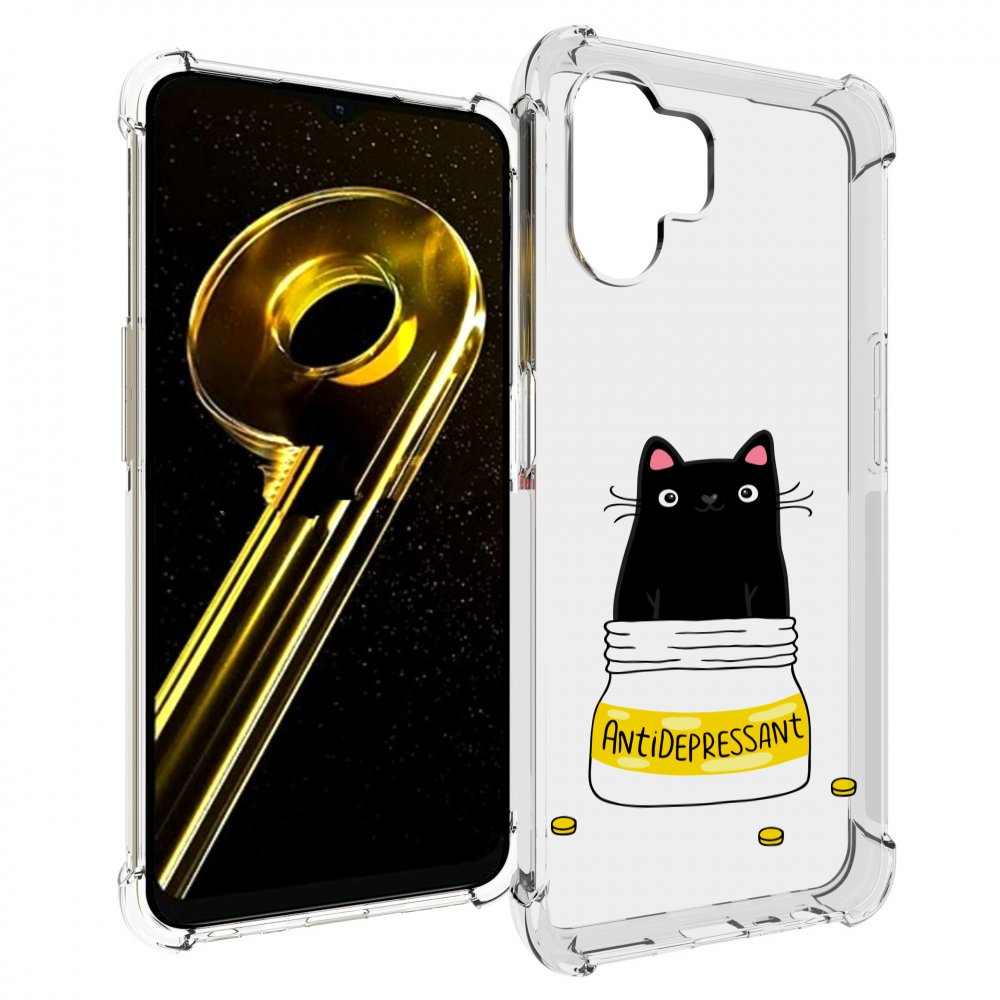 

Чехол бампер MyPads Антидеприсан для Realme 10 5G противоударный, Прозрачный, Tocco