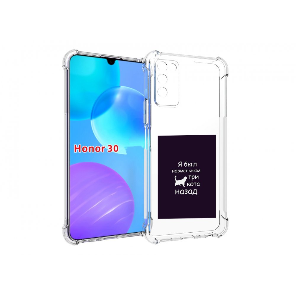 

Чехол MyPads три-кота-назад для Huawei Honor 30 Lite, Tocco