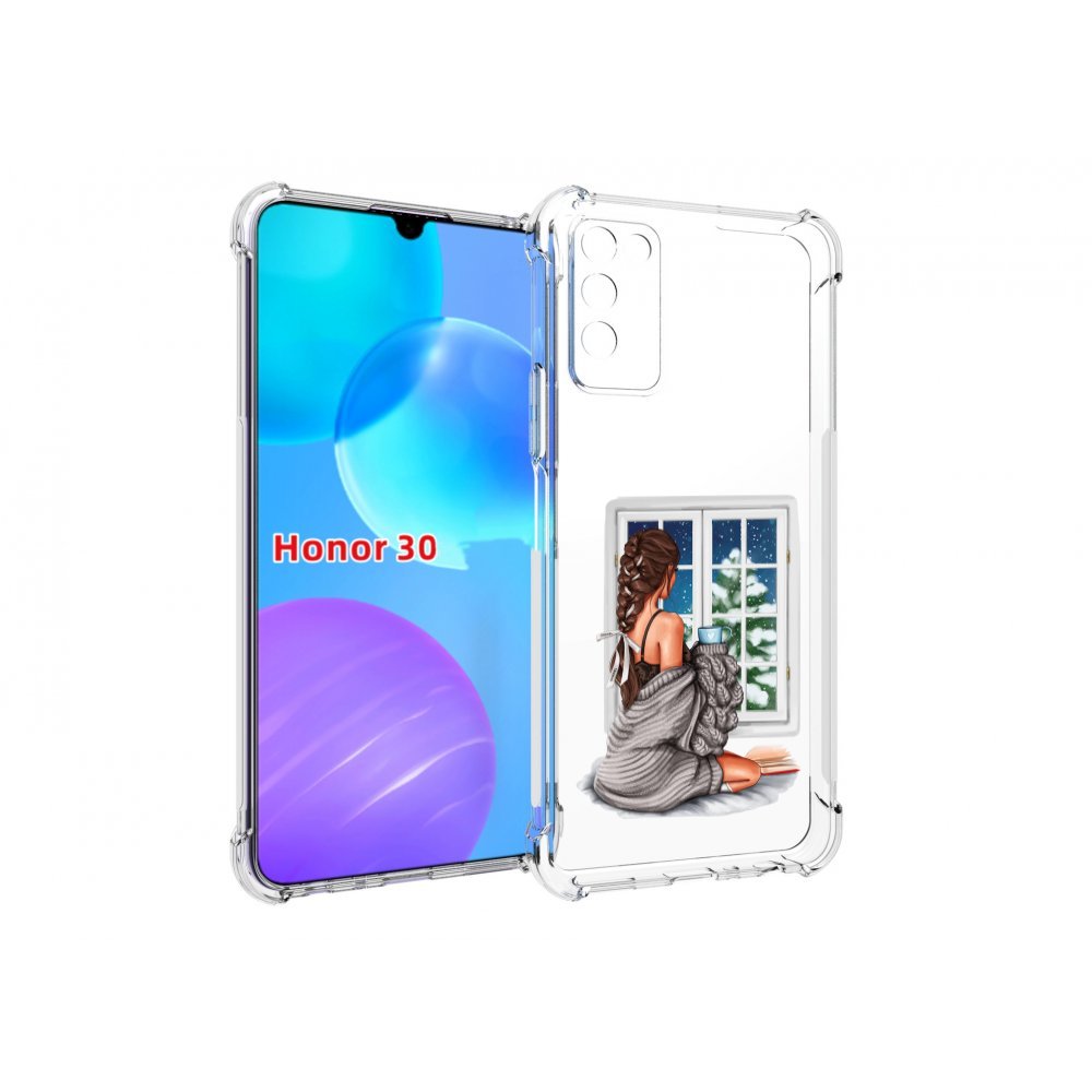 

Чехол MyPads уютное-зимнее-окно женский для Huawei Honor 30 Lite, Tocco
