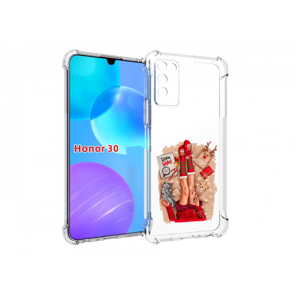

Чехол MyPads уютный-арт женский для Huawei Honor 30 Lite, Tocco