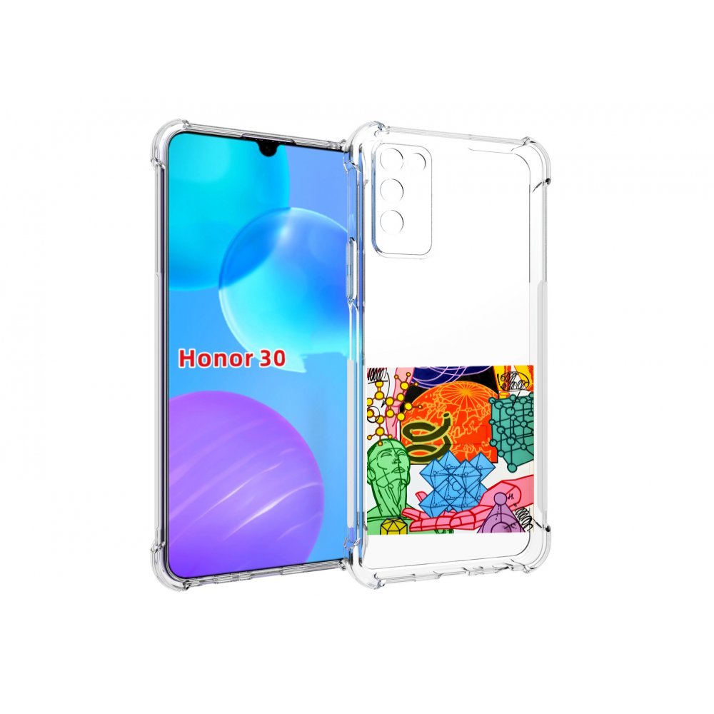 

Чехол MyPads физика-химия для Huawei Honor 30 Lite, Tocco