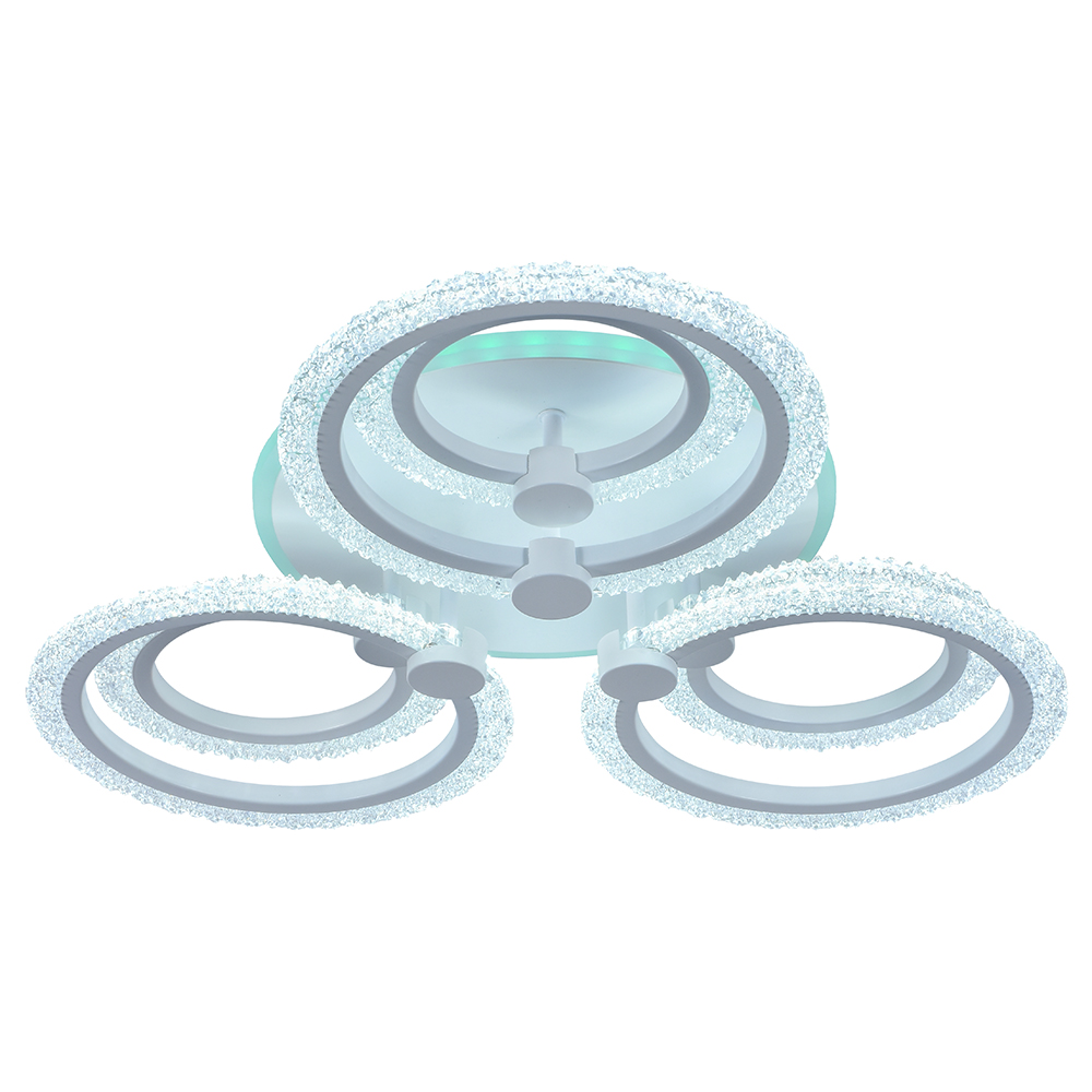 

Потолочная светодиодная люстра Profit Light 8003/3+3 CHR A, LED, 116W