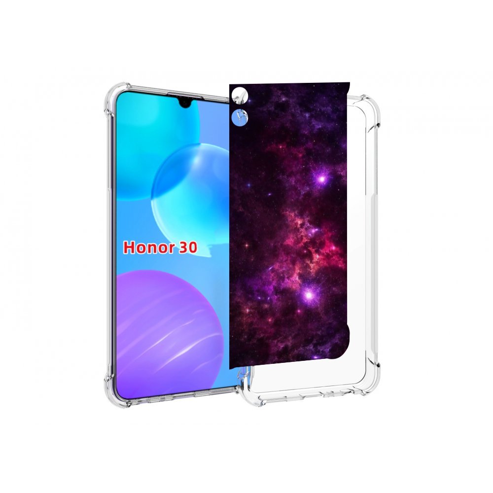 

Чехол MyPads фиолетовый-космос-с-облаками для Huawei Honor 30 Lite, Tocco