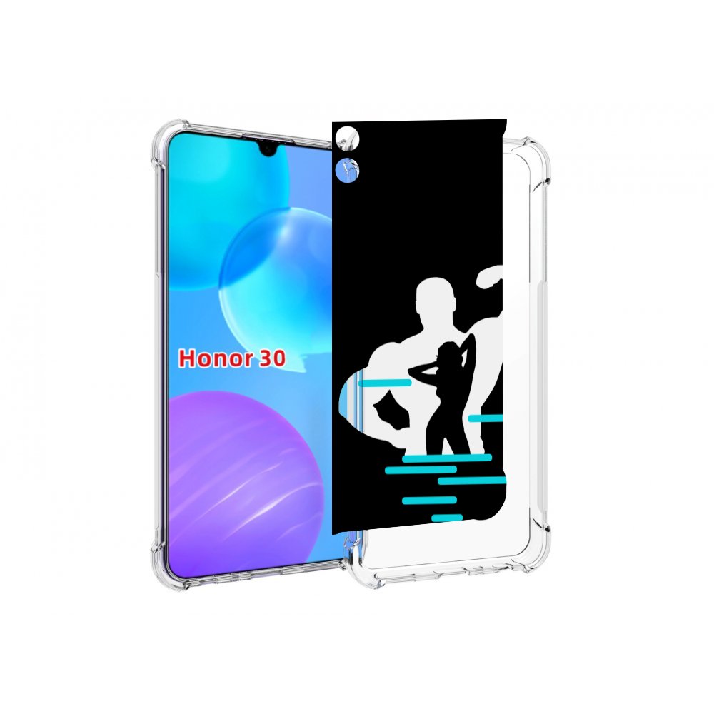 

Чехол MyPads фитнес-тренировка для Huawei Honor 30 Lite, Tocco