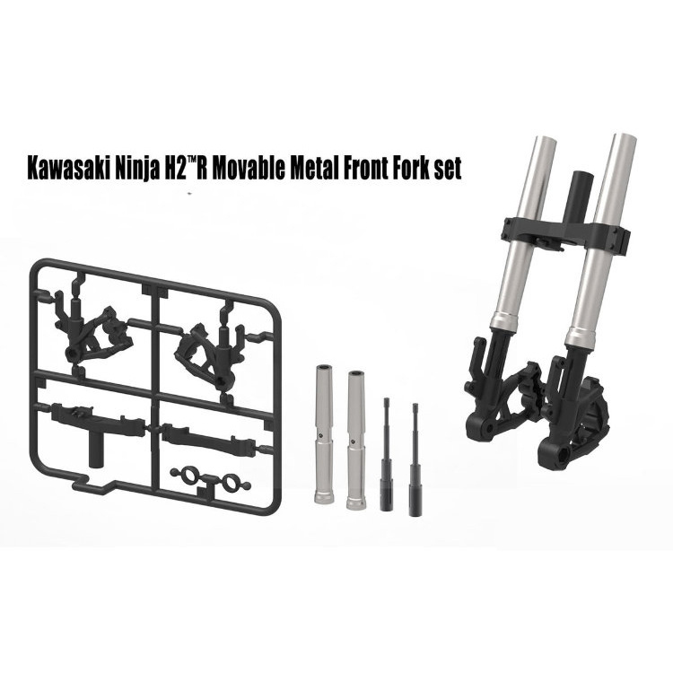 

Деталь для моделизма Meng Kawasaki Ninja 1/9 H2R Movable Metal Front Fork Set SPS-069