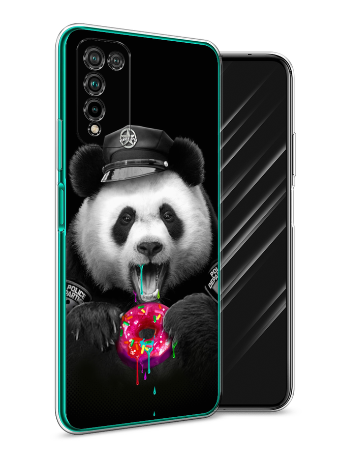 

Чехол Awog на Honor 10X Lite "Панда police", Черный;белый;розовый, 6104650-2