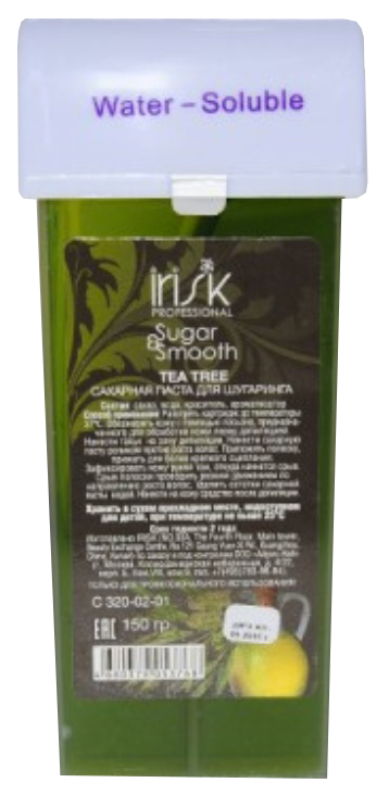 

Сахарная паста Irisk для шугаринга в картриджах Sugar & Smooth Чайное дерево 150 г