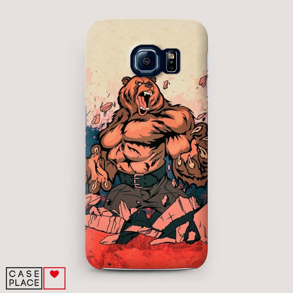 

Чехол Awog "Медведь с флагом РФ" для Samsung Galaxy S6, 24320-1