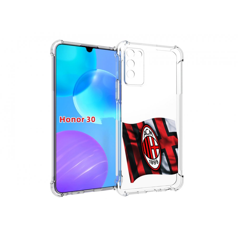 

Чехол MyPads фк милан мужской для Huawei Honor 30 Lite, Tocco