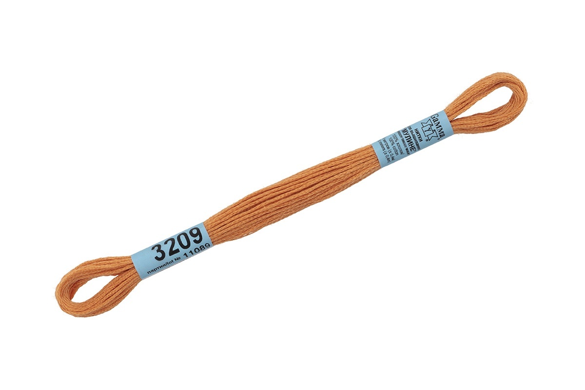 

Gamma мулине, 100% хлопок, 24х8 м, №3209, светло-персиковые, Разноцветный