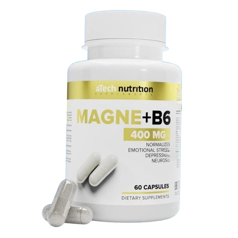 Magne+B6 (Магний + В6) aTech Nutrition капсулы 60 шт.