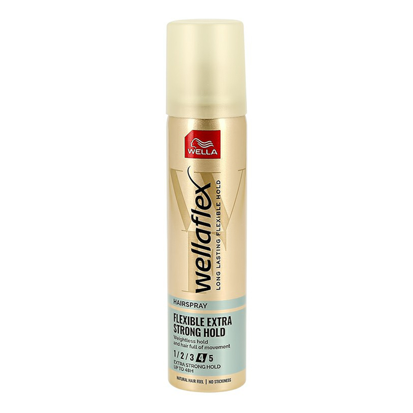 

Лак для волос Wella Wellaflex подвижная и экстрасильная фиксация 75 мл