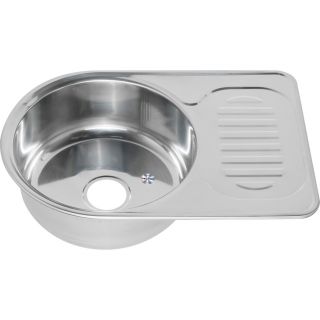 фото Мойка врезная skl 6745 eco u 0.8/180 1p глянец sinklight