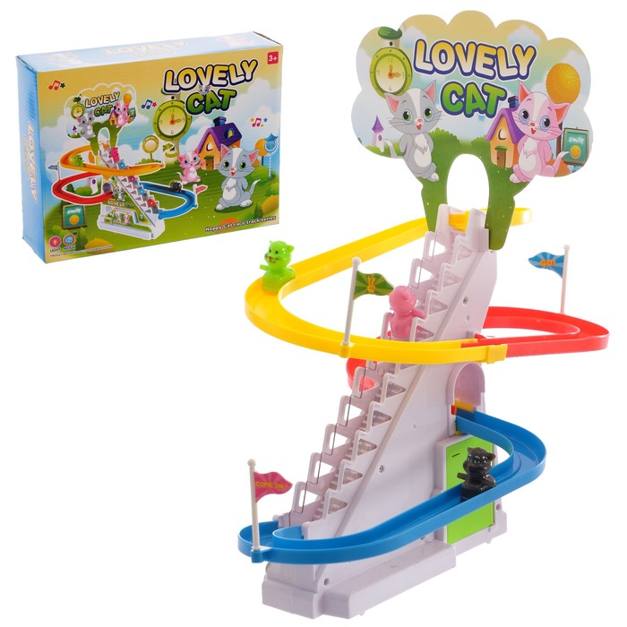 

Развивающая игрушка Котята на лесенке