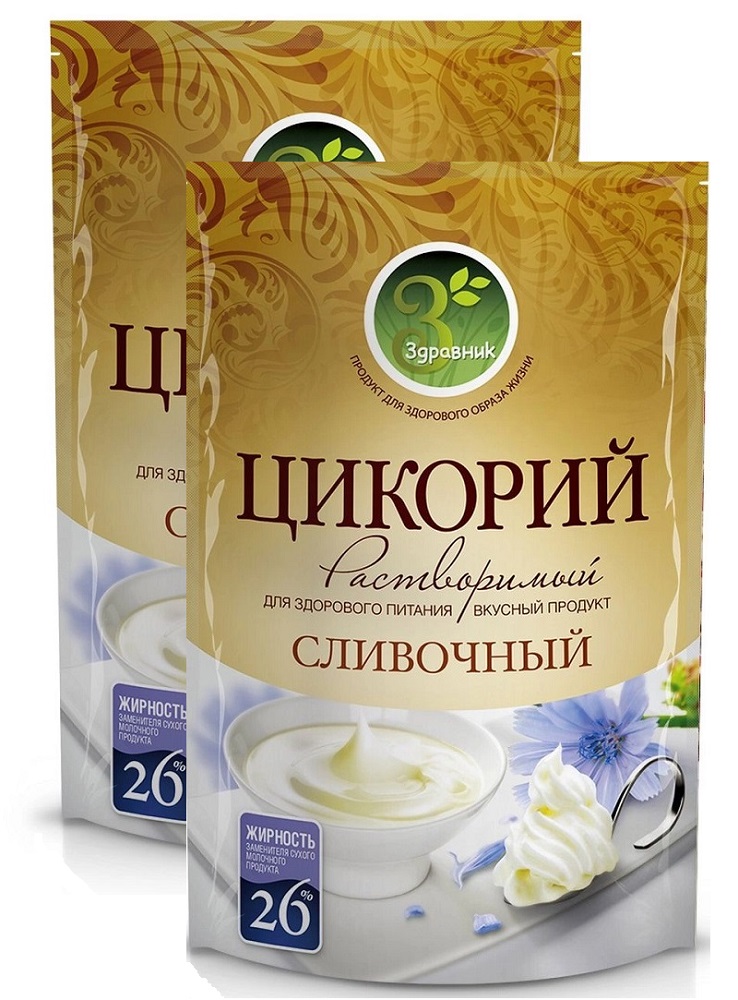 

Цикорий Здравник растворимый сливочный, 2 шт х 85 г