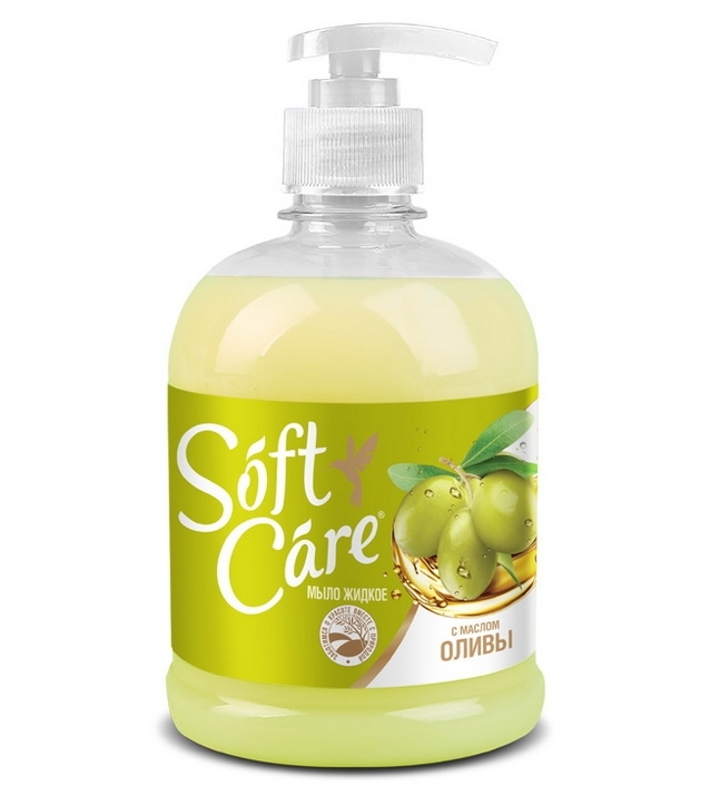 фото Мыло romax soft care жидкое с оливковым маслом, 500 г
