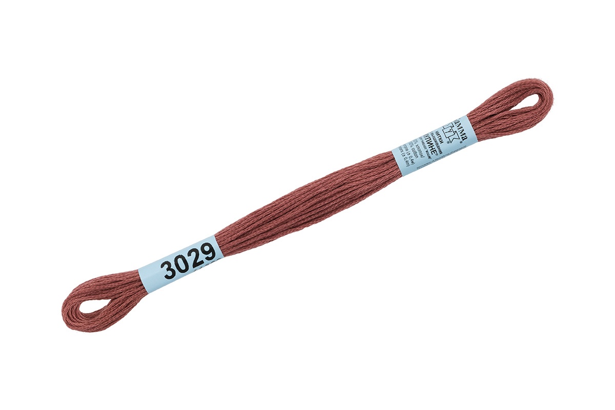 

Gamma мулине, 100% хлопок, 24х8 м, №3029, светло-шоколадные, Коричневый