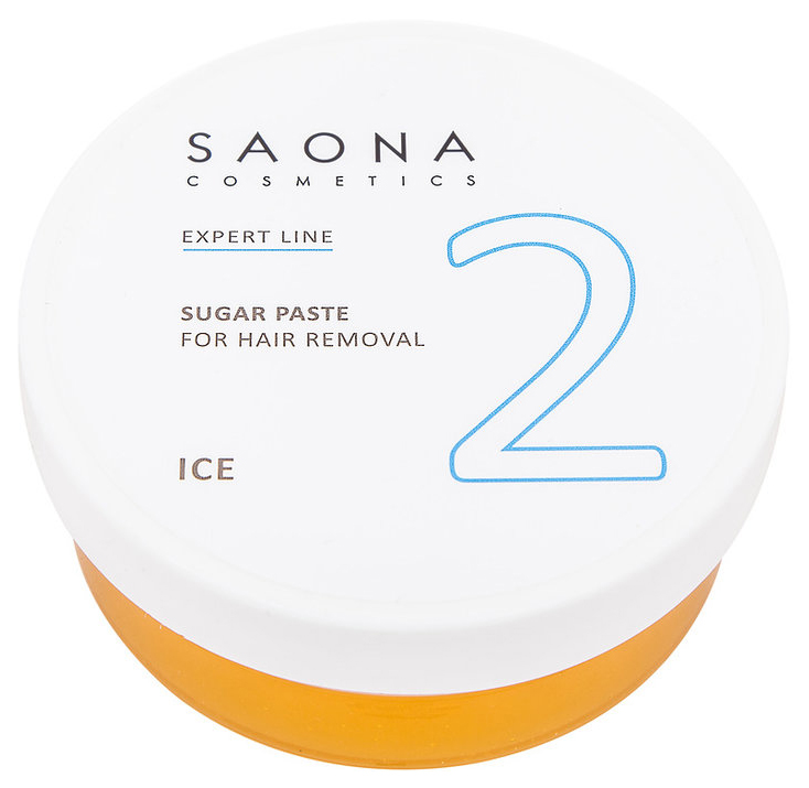 Сахарная паста Saona Cosmetics для депиляции Ice № 2 очень мягкая 200 г