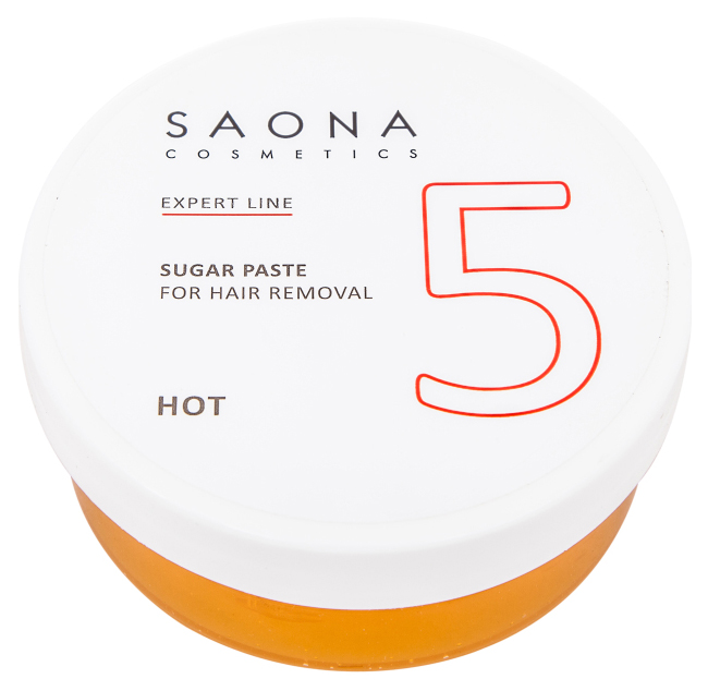 Купить Сахарная паста Saona Cosmetics для депиляции Hot № 5 твердая 200 г