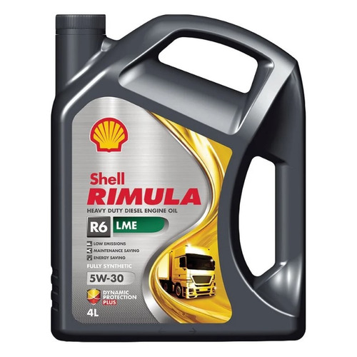 фото Моторное масло shell rimula r6 lme 5w-30 4л. синтетическое [550057735]