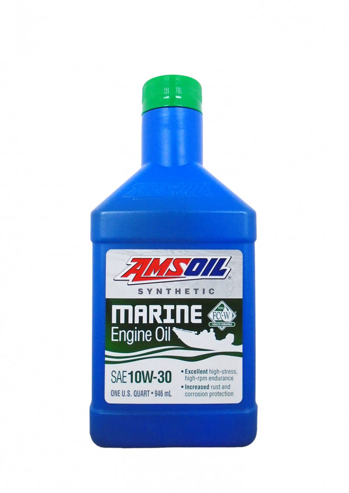 фото Моторное масло amsoil formula 4-stroke marine 10w-30 0,946л