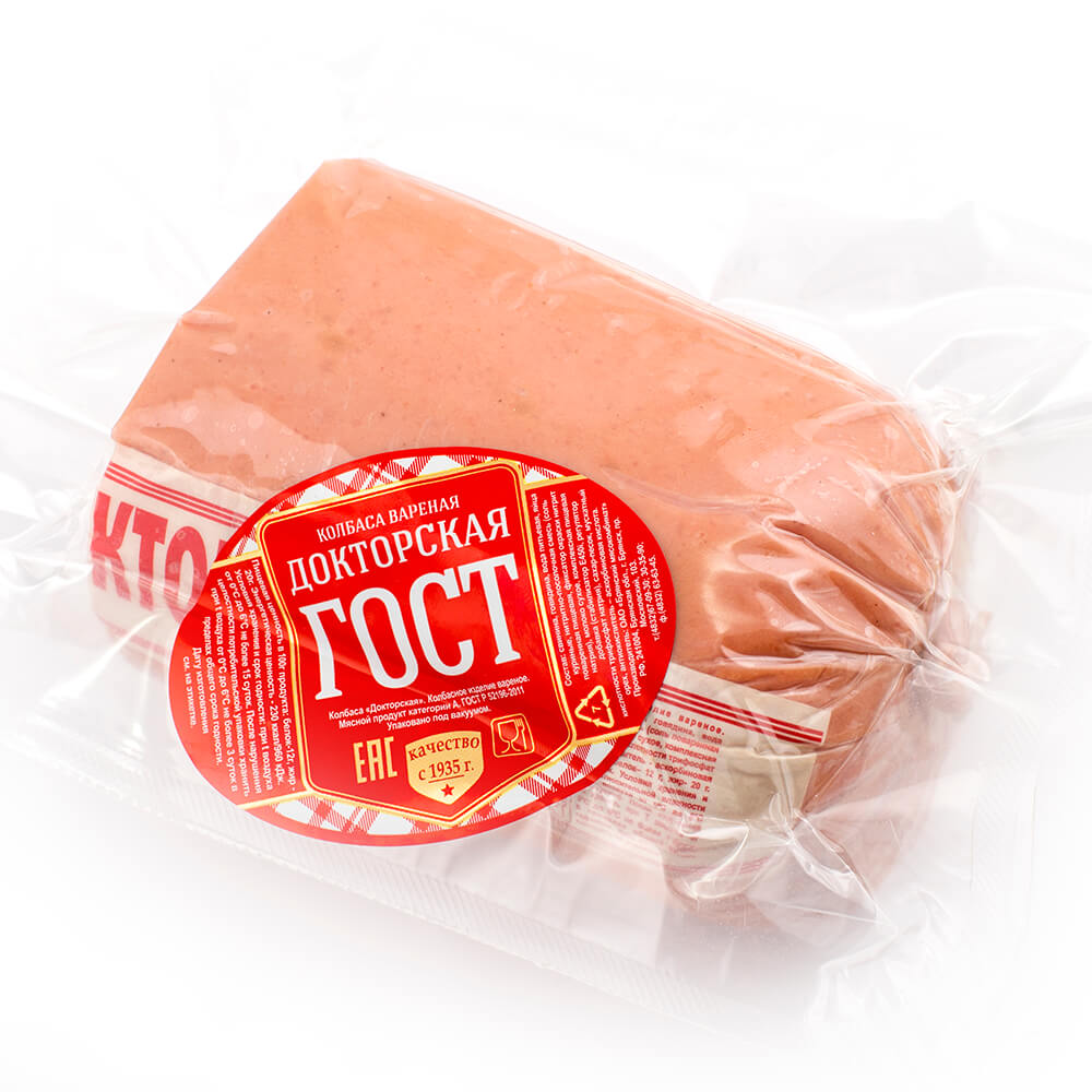 

Колбаса Брянский мясокомбинат Докторская ГОСТ вареная