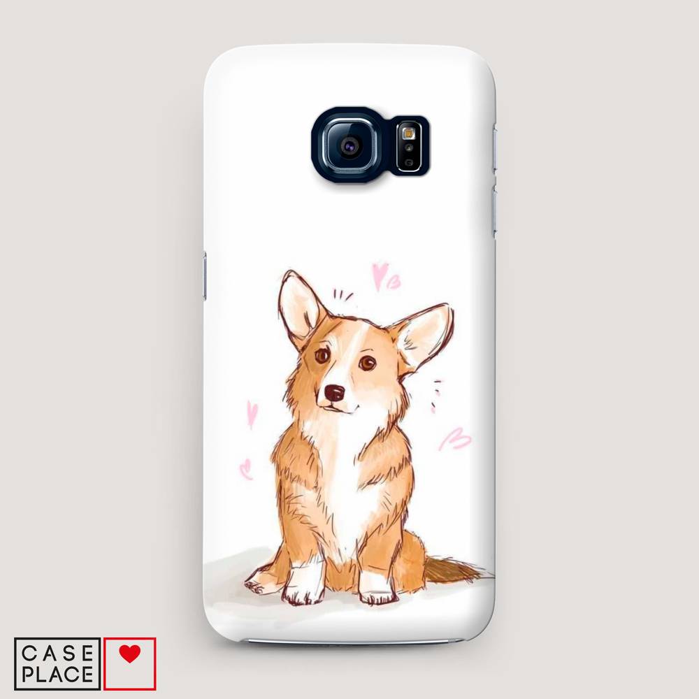 

Чехол Awog "Корги любовь" для Samsung Galaxy S6, 24320-1