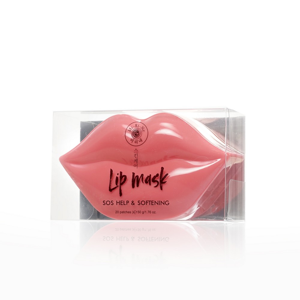 фото Смягчающие гидрогелевые патчи для губ mi-ri-ne lip mask sos help & softening 20шт