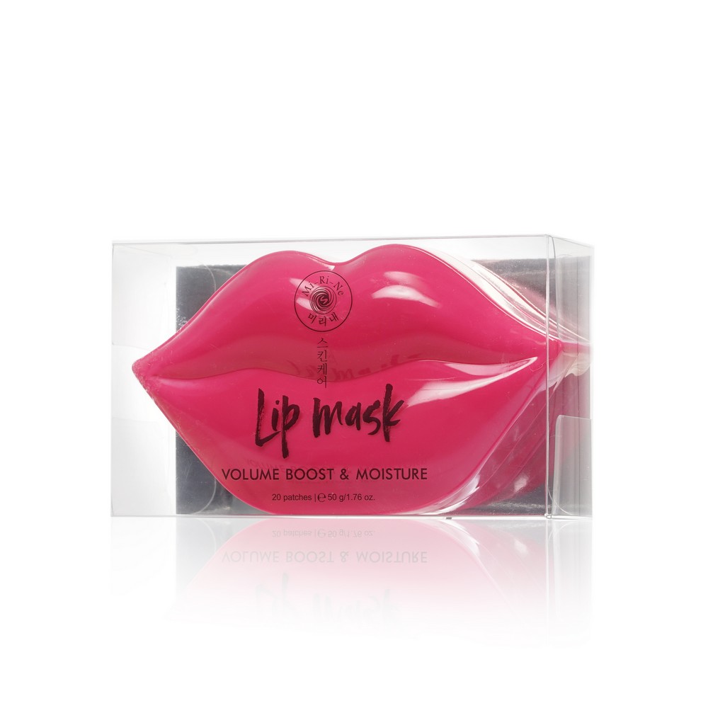 фото Увлажняющие гидрогелевые патчи для губ mi-ri-ne lip mask volume boost & moisture 20шт