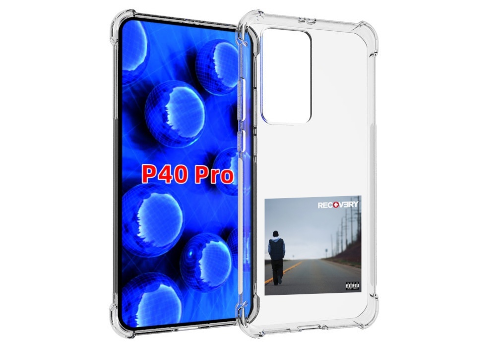 

Чехол Mypads Eminem Recovery Для Huawei P40 Pro Противоударный, Прозрачный, Tocco