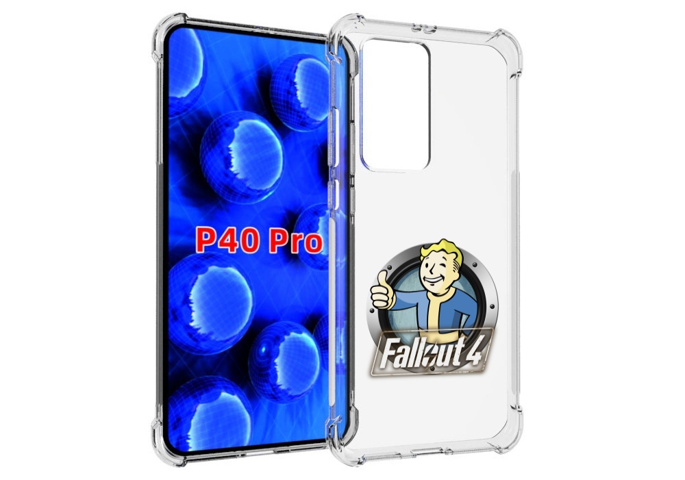 Чехол MyPads Fallout-4 для Huawei P40 Pro противоударный