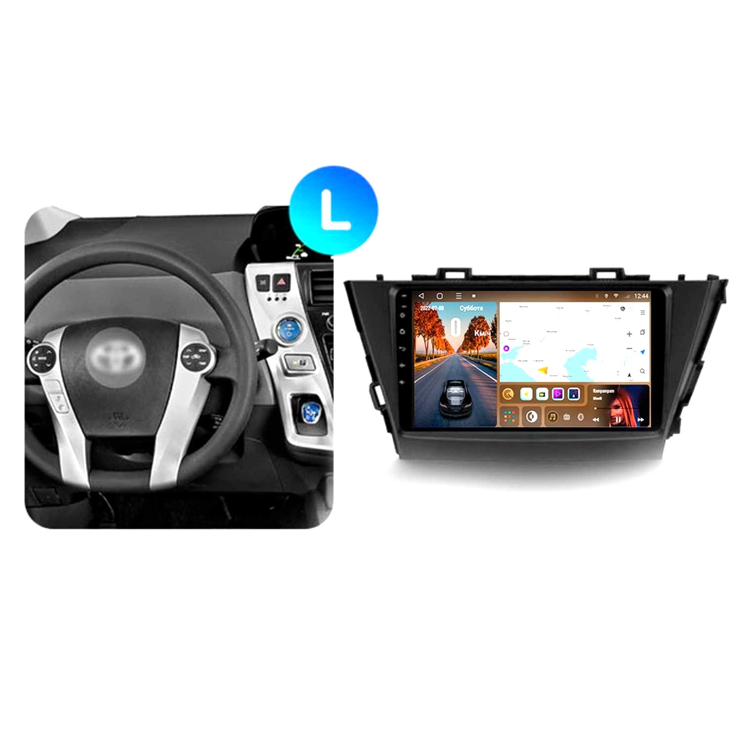 Автомобильная магнитола CaCar TK4 Toyota Prius Plus V Alpha L 3240100₽