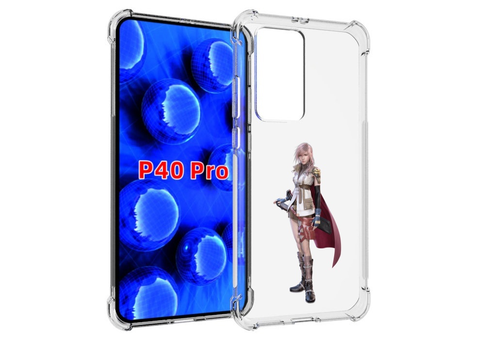 

Чехол MyPads Final-Fantasy для Huawei P40 Pro противоударный, Прозрачный, Tocco