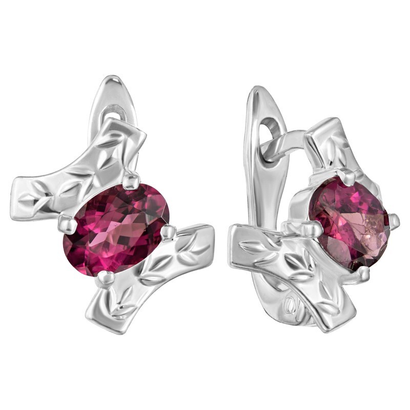 

Серьги из серебра с турмалином LAZURIT-ONLINE 8345WR, 8345WR