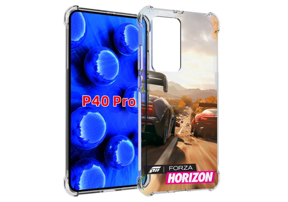 Чехол MyPads Forza Horizon для Huawei P40 Pro противоударный