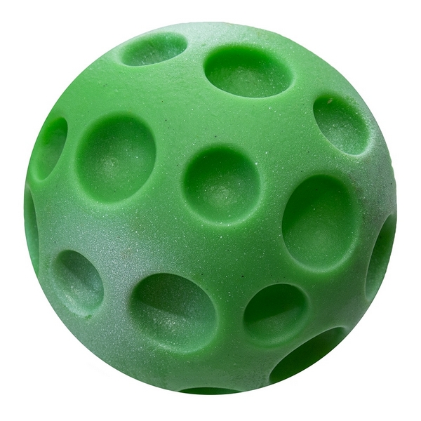 Игрушка для собак Yami Yami Мяч Луна средняя зеленый виниловый 0,07 кг