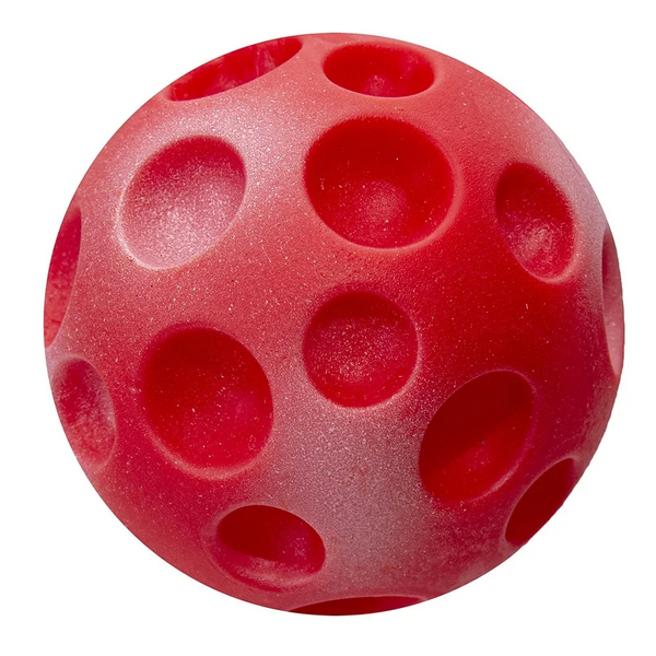 Игрушка для собак Yami Yami Мяч Луна средняя красный виниловый 0,07 кг