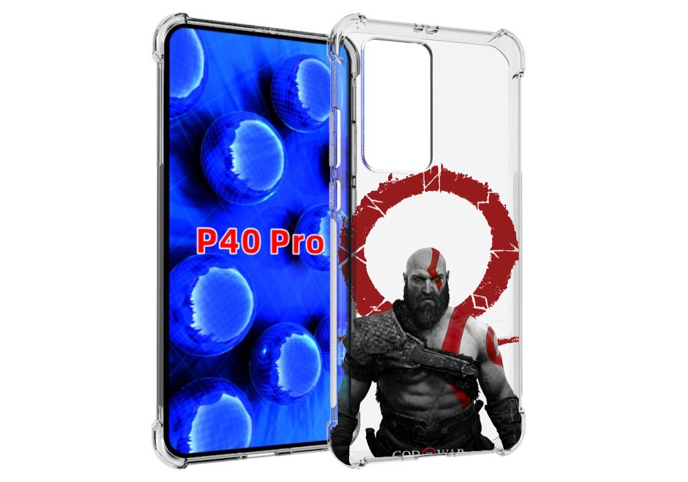 

Чехол MyPads God-of-War для Huawei P40 Pro противоударный, Прозрачный, Tocco